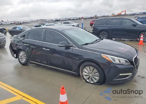 2016 Hyundai Sonata Hybrid из США, поврежденный, VIN KMHE24L17GA038109